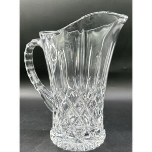 Vtg. Gorham Lead Crystal King Edward 28 Oz Pitcher Barware